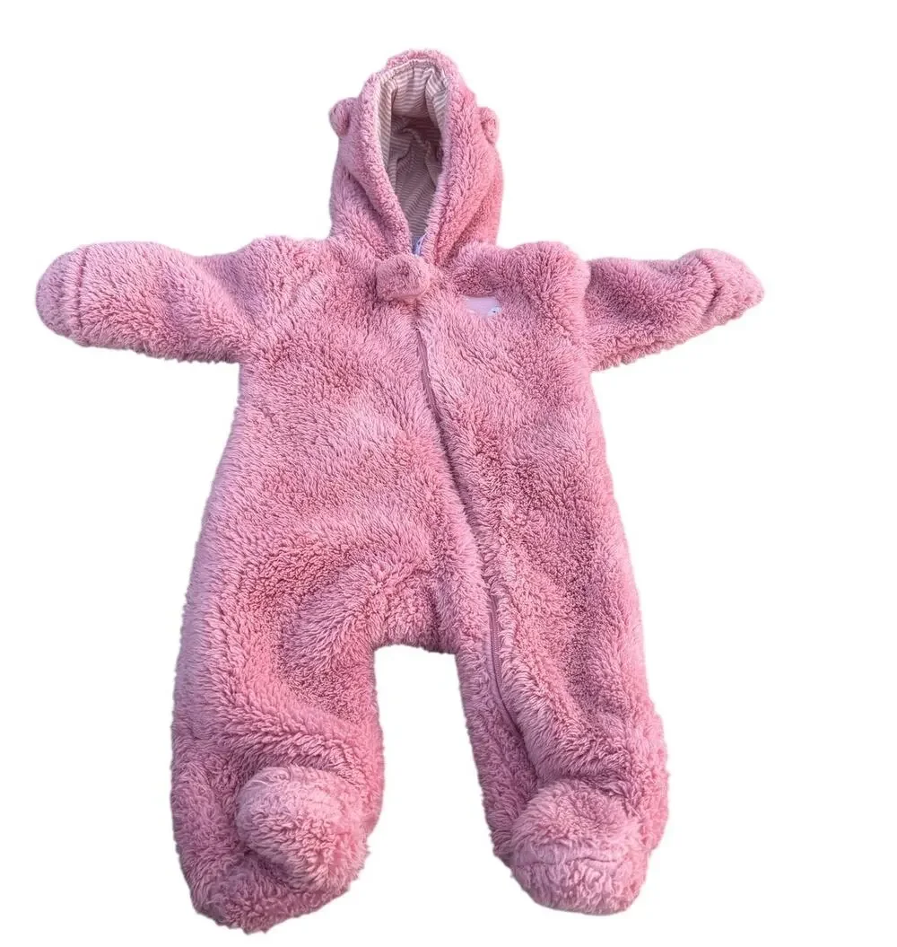 Carter's Baby Bunting Snowsuit - Pink - Size 3 months
